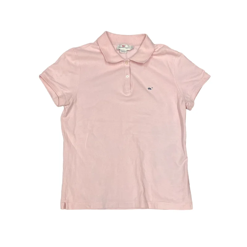 women's T-shirts with lace trimTop Short Sleeve By Vineyard Vines  Size: S