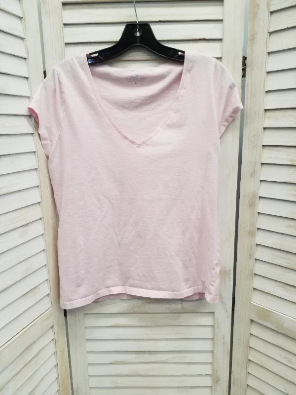 women's T-shirts with lace-up backsTop Short Sleeve By Vineyard Vines  Size: S