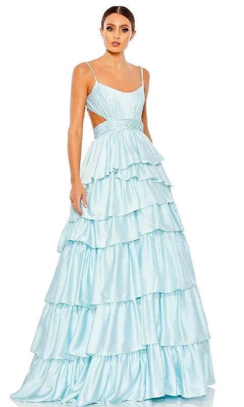 women's eco-friendly dressesMac Duggal 67970 - Ruffled Tiered Ballgown