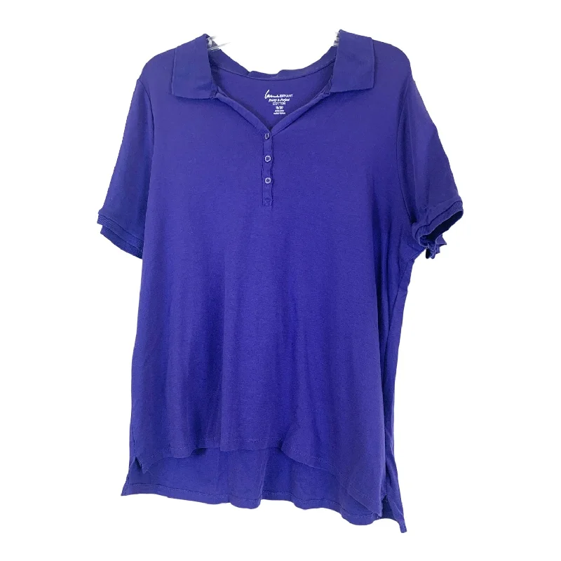 women's T-shirts made of silkTop Short Sleeve By Lane Bryant  Size: 18/20