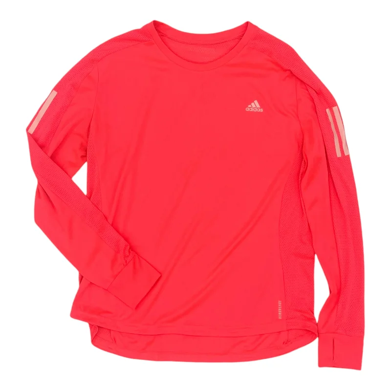 women's tops for creating capsule wardrobesTOP LS by ADIDAS In ORANGE, Size: XL