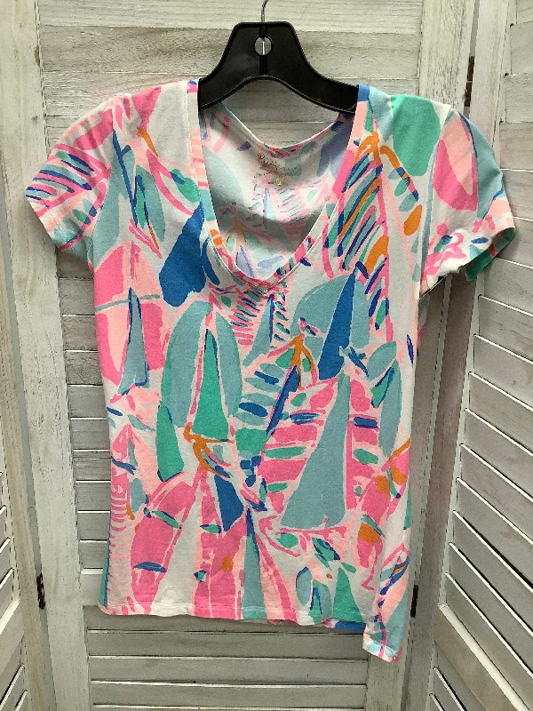 women's T-shirts with exclusive collaborationsTop Short Sleeve By Lilly Pulitzer  Size: Xxs