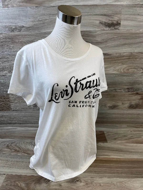 women's T-shirts with vintage stylesTop Short Sleeve Basic By Levis  Size: Xl