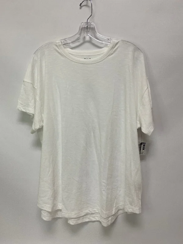 women's T-shirts with relaxed fitsTop Short Sleeve By Madewell  Size: Xl