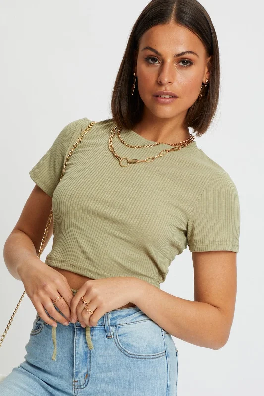 women's tops for those who want to invest in timeless piecesGreen Tie Waist Top