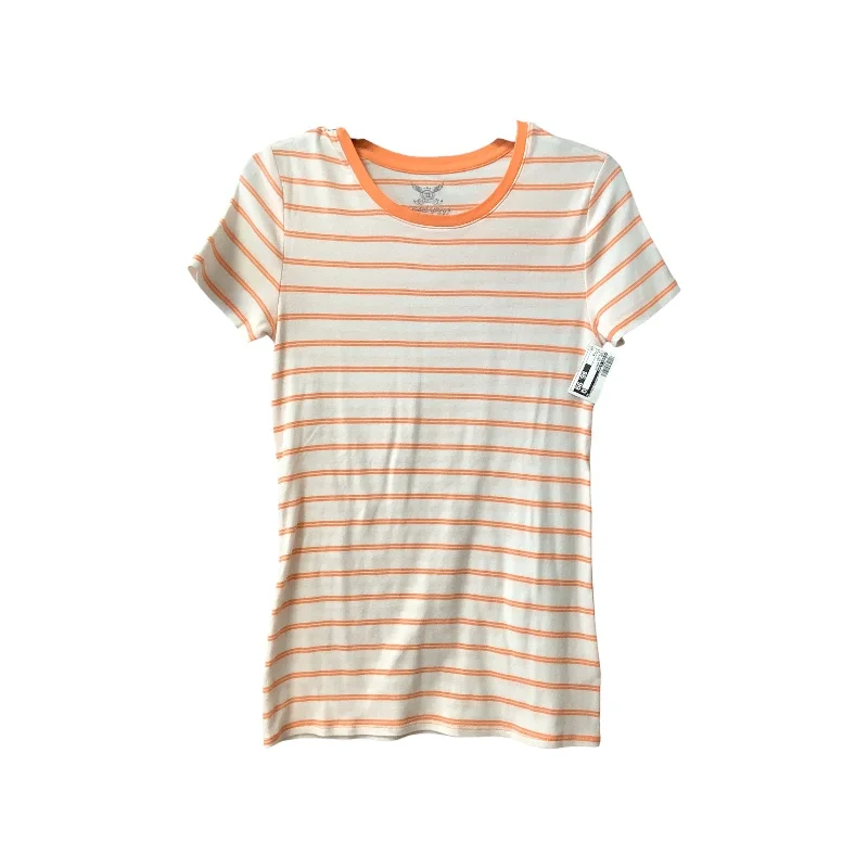 women's T-shirts with exclusive collaborationsTop Short Sleeve Basic By Faded Glory  Size: M