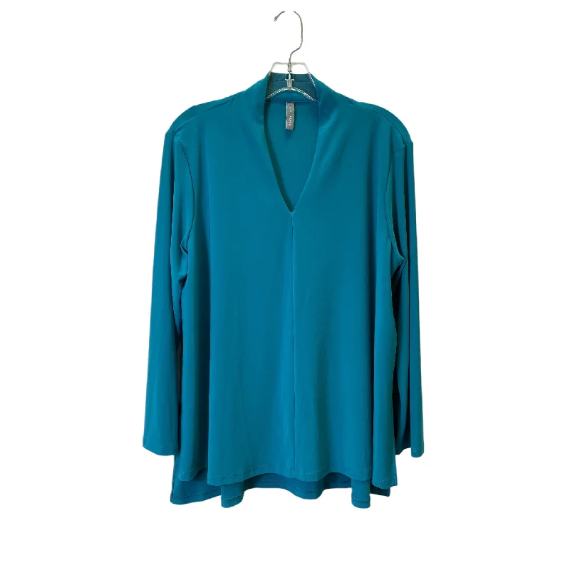 women's tops for statement-making outfitsTop Ls Basic By Last Tango In Aqua, Size:L