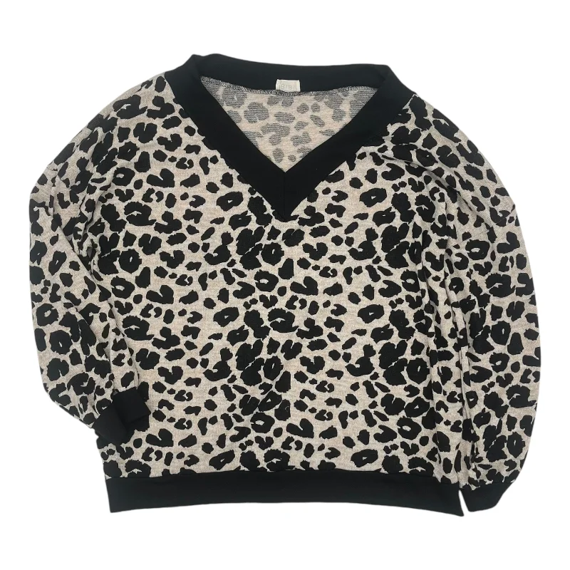 women's tops for those who want to create outfits that are both unique and memorableTop Ls By Bibi In Animal Print, Size:L