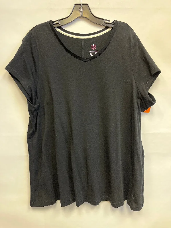 women's T-shirts with petite sizingTop Short Sleeve By Isaac Mizrahi Live Qvc  Size: 2x