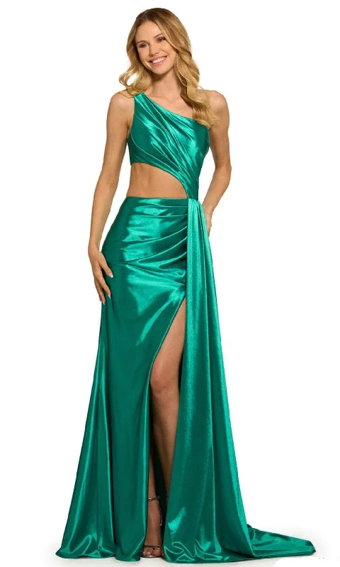 women's designer dressesSherri Hill 55537 - Asymmetric Gown