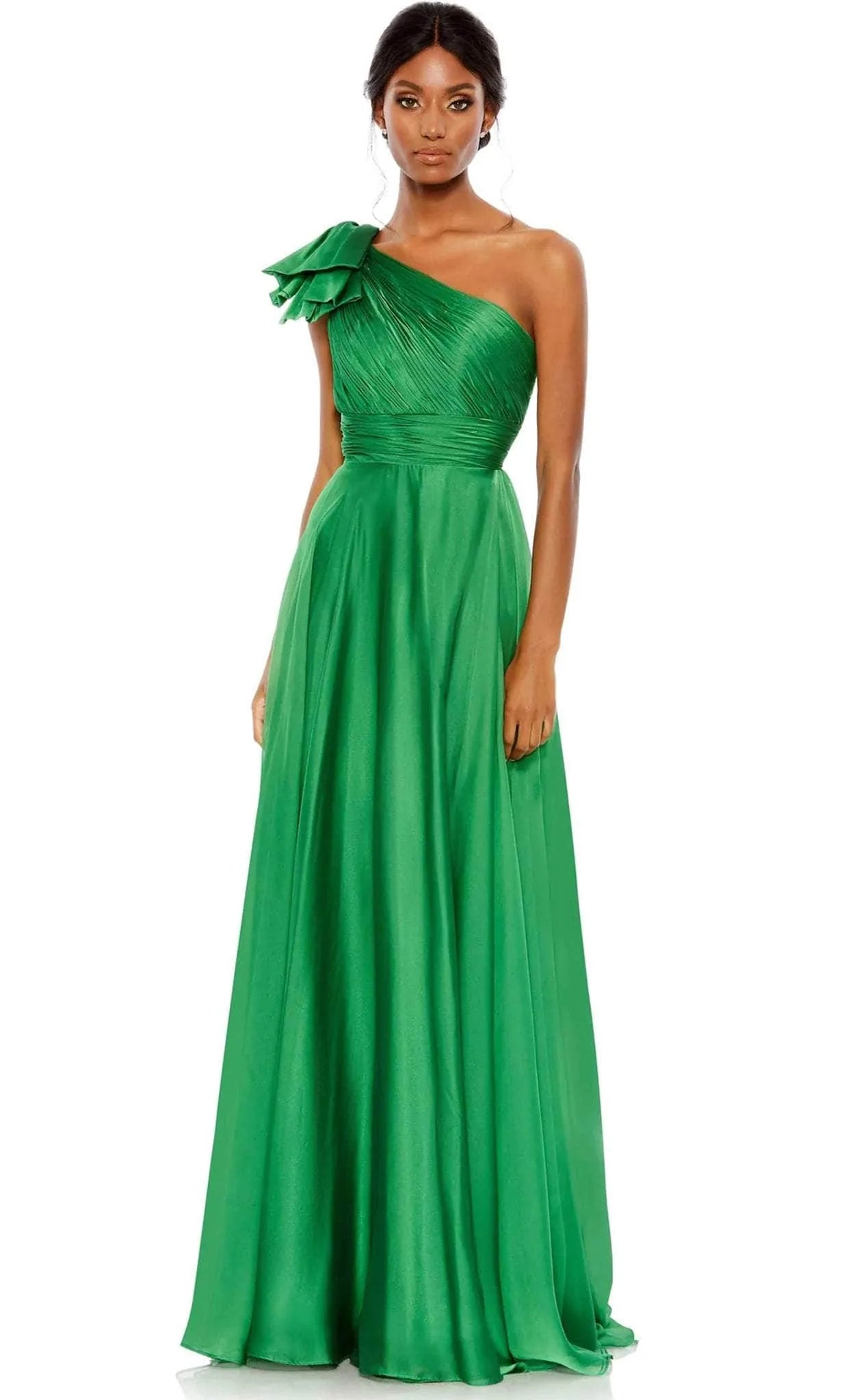 women's A-line dressesMac Duggal 67476 - One Sleeve Gown