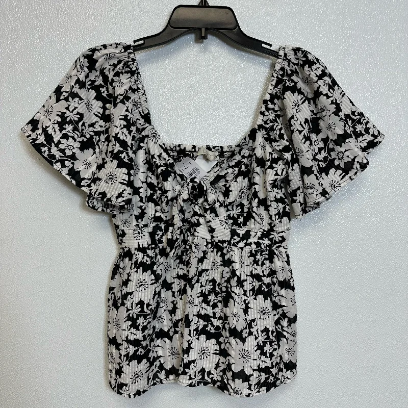 women's T-shirts made of linenTop Short Sleeve Basic By Loft O  Size: Xs