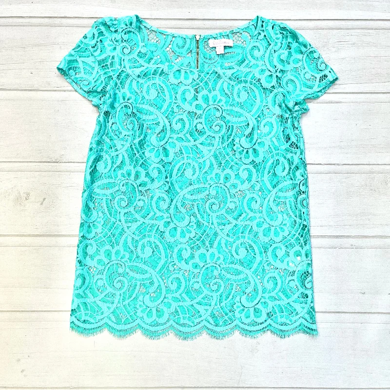 women's T-shirts with relaxed fitsTop Short Sleeve Designer By Lilly Pulitzer  Size: Xs