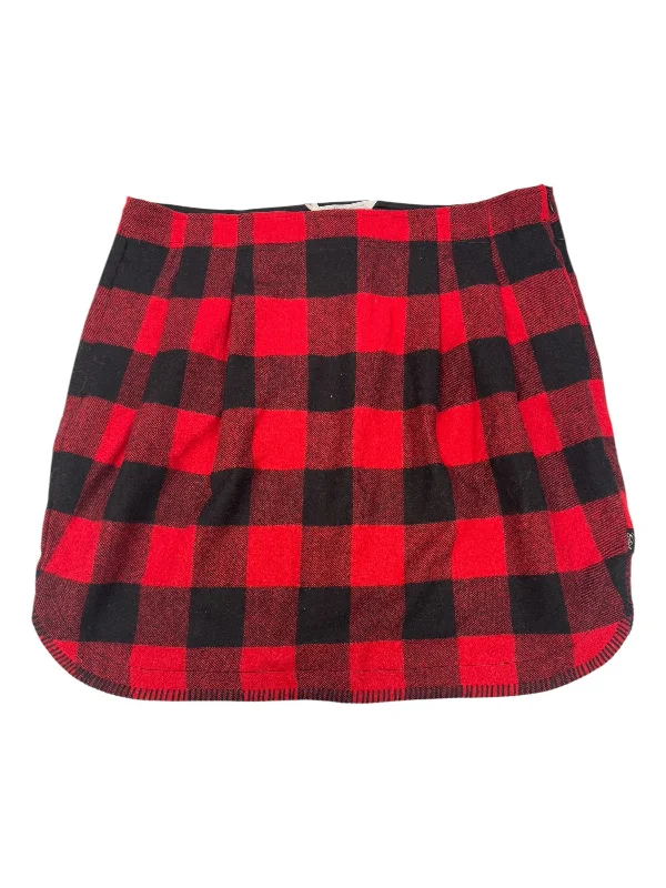 women's wool skirtsSkirt Mini & Short By Woolrich In Plaid Pattern, Size: 10