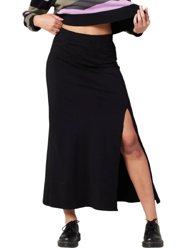 women's cotton skirtsPerla Skirt In Black