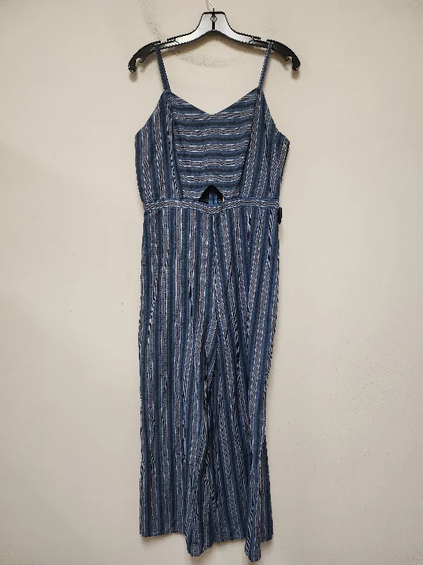 women's jumpsuits with buttonsJumpsuit By American Rag In Striped Pattern, Size: Xl