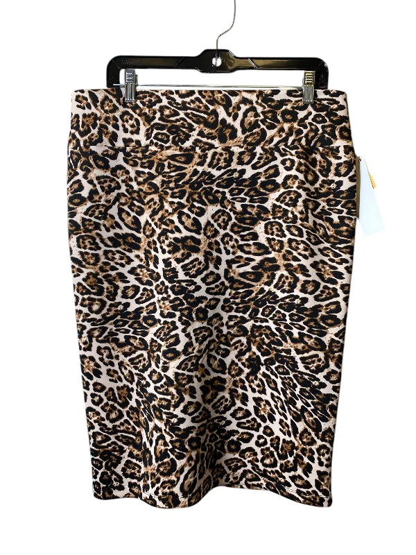 women's winter velvet skirtsSkirt Mini & Short By Inc In Animal Print, Size: L