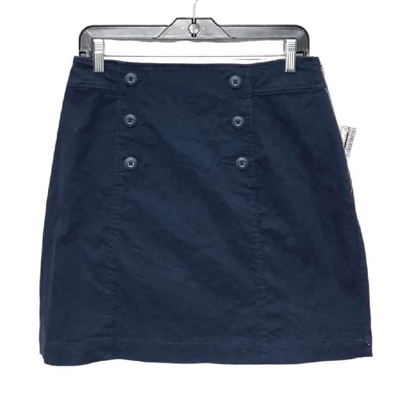 women's high-waisted skirtsSkirt Mini & Short By Loft In Navy, Size:6P