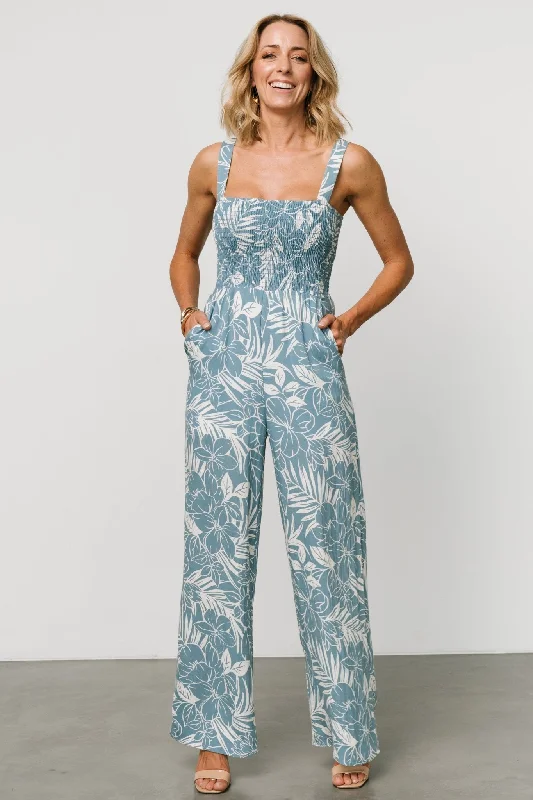 women's jumpsuits made of cottonKeely Tank Jumpsuit | Blue Print