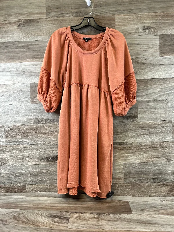 women's maximalist dressesDress Casual Midi By Mittoshop In Peach, Size: S