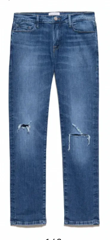 women's denim jeans with stretch fabricLe Garcon Jeans In Agecroft Destruct