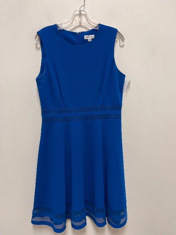 women's beach dressesDress Casual Midi By Calvin Klein In Blue, Size: L