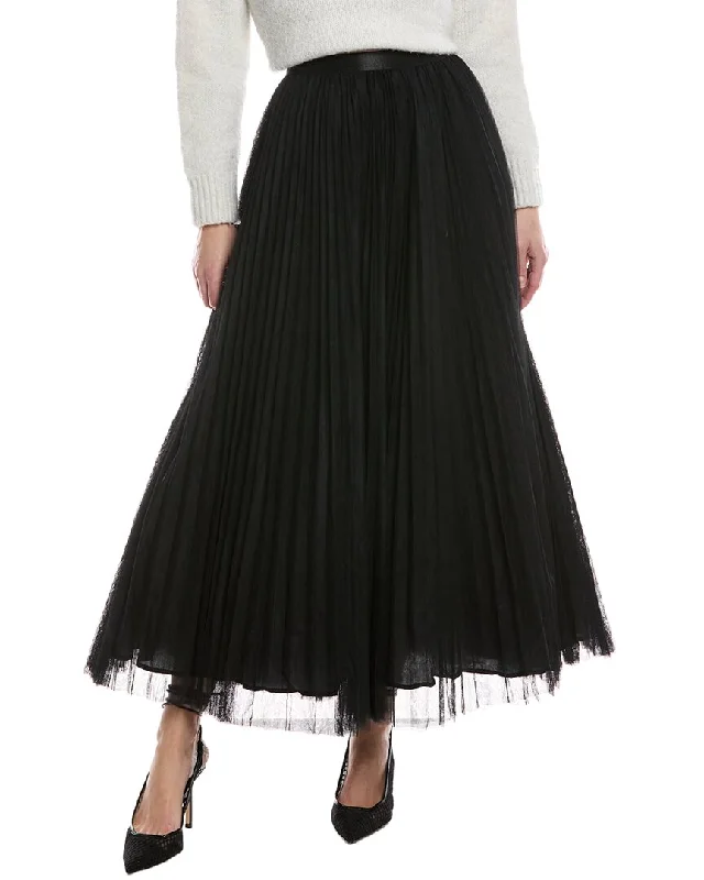 women's flowy midi skirts with pocketsHutch Roma A-Line Skirt