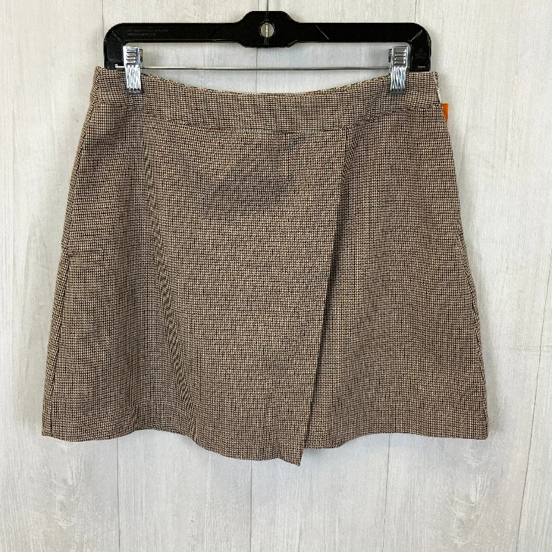 women's chic wrap skirtsSkirt Mini & Short By A New Day In Brown, Size: 8