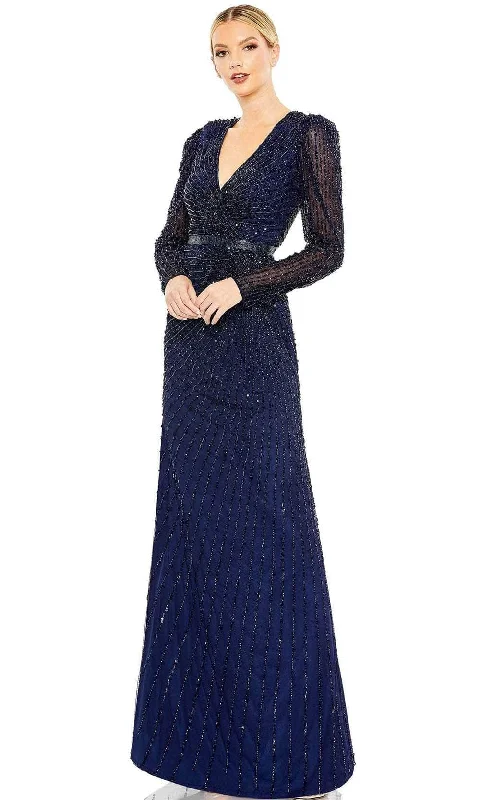 women's bow dressesMac Duggal 5715 - Sequined Evening Dress