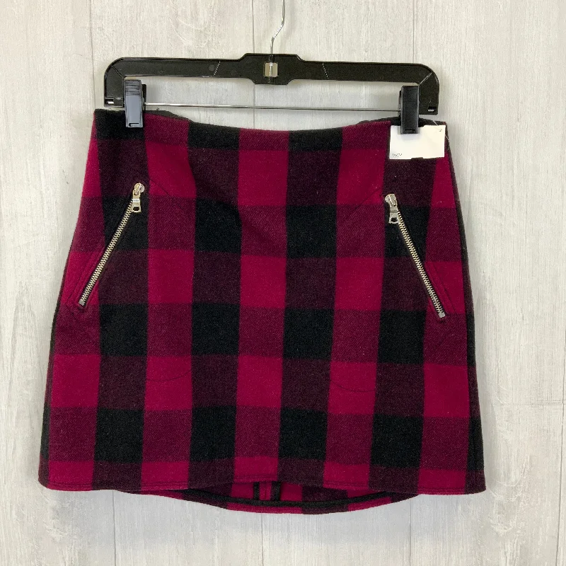 women's spring mini skirtsSkirt Mini & Short By Gap In Plaid Pattern, Size: 6