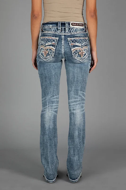 women's high-waisted denim jeansCALIROSE BOOTCUT JEANS