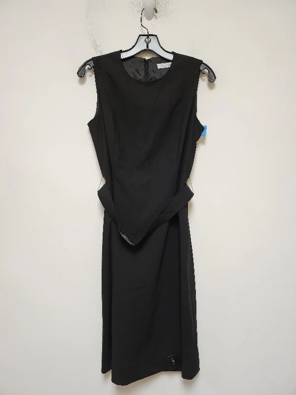 women's empire-line dressesDress Casual Midi By Calvin Klein In Black, Size: S