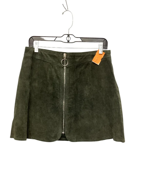 women's tiered skirtsSkirt Mini & Short By Zara Women In Green, Size: L