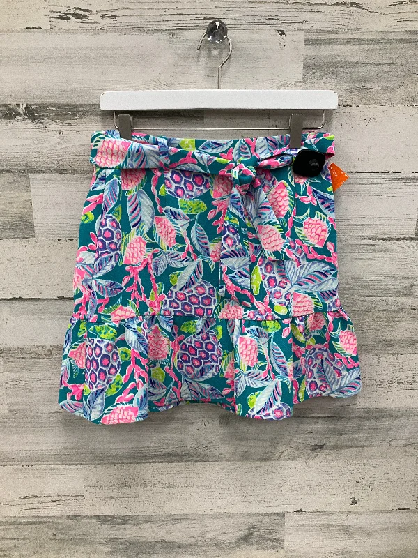 women's solid-color skirtsSkirt Designer By Lilly Pulitzer In Multi-colored, Size: S