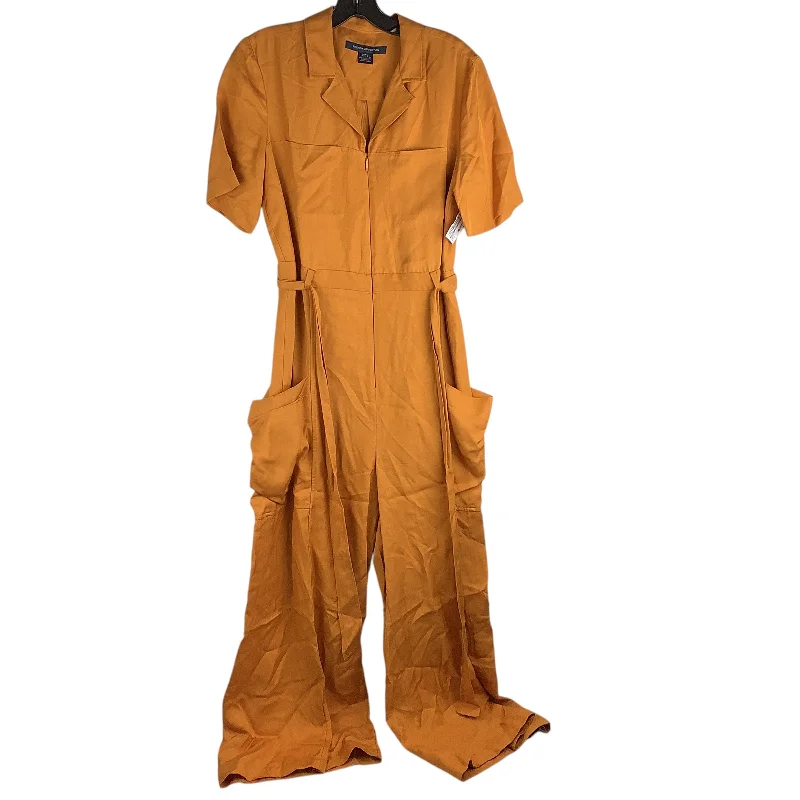 women's jumpsuits with belt loopsJumpsuit By French Connection In Orange, Size: 6