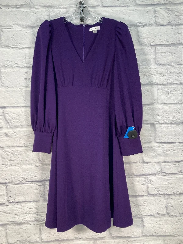 women's boho dressesDress Party Midi By Calvin Klein In Purple, Size: S