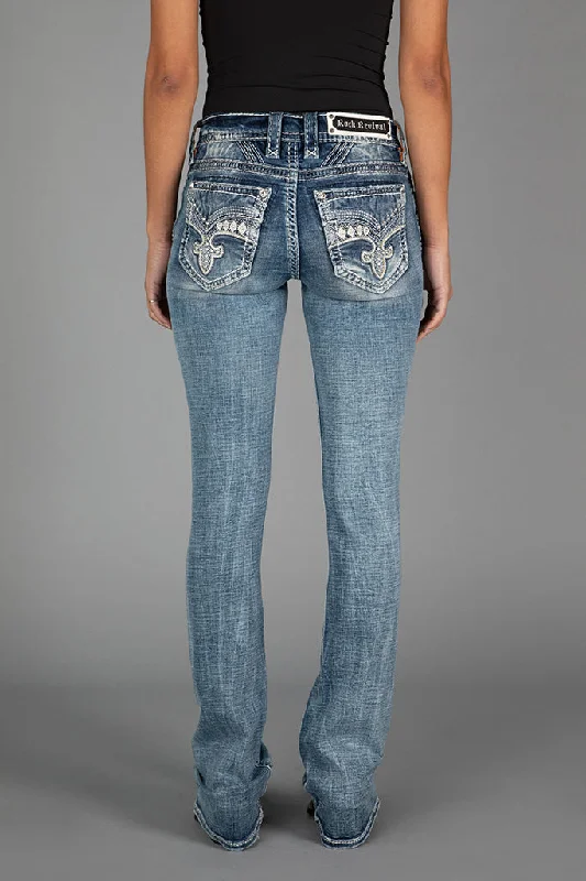 women's short denim jeansKALI BOOTCUT JEANS