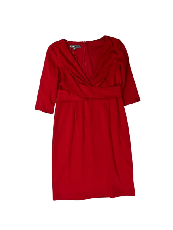 women's stylish dressesDress Party Midi By Donna Ricco In Red, Size: 12p