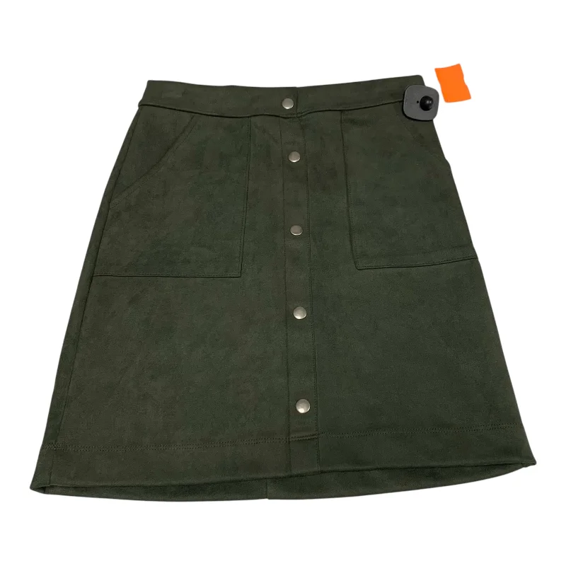 women's dressy circle skirtsSkirt Mini & Short By Potters Pot In Green, Size: S