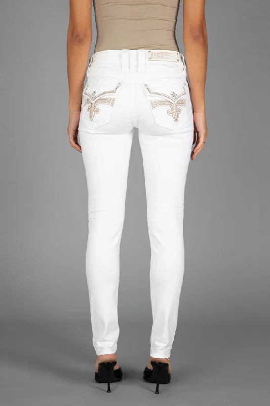 women's denim jeans for a relaxed lookRAANAN SKINNY JEANS