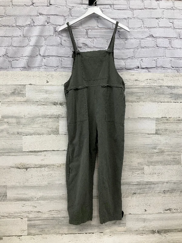 women's jumpsuits with flutter sleevesJumpsuit By Clothes Mentor In Green, Size: S