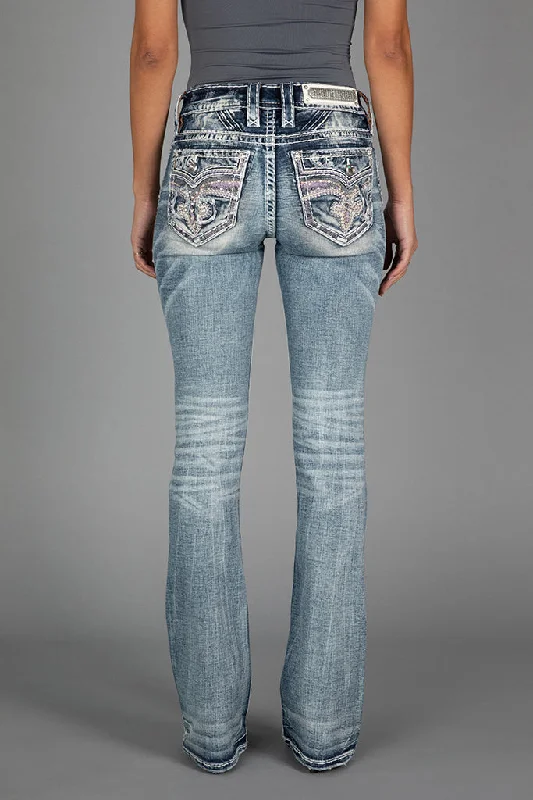 women's denim jeans for a flattering silhouetteEZRA BOOTCUT JEANS