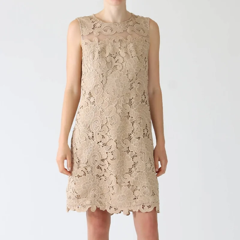 women's A-line dressesFinley Lace Mini Dress In Teak