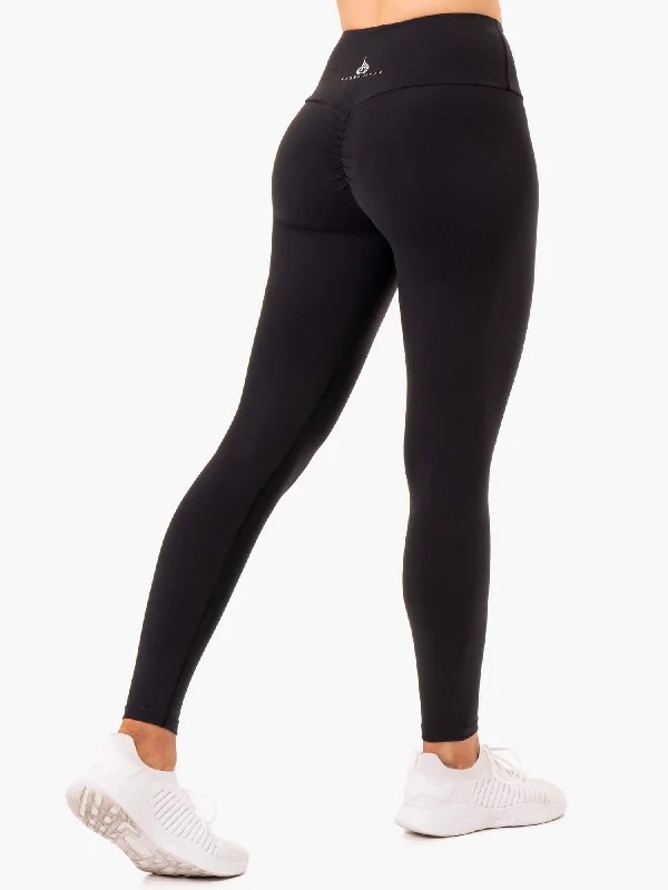 women's jumpsuits for moisture-wicking materialsStaples Scrunch Bum Leggings - Black