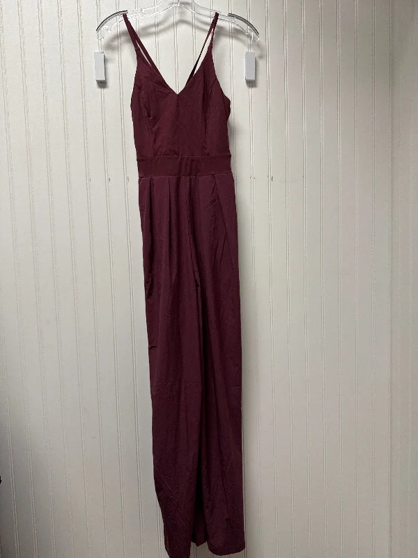 women's jumpsuits for moisture-wicking materialsJumpsuit By Cmc In Maroon, Size: S