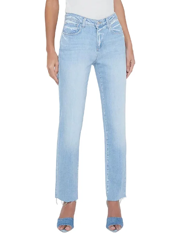 women's light denim jeansMilana Stovepipe Jeans In Olympia