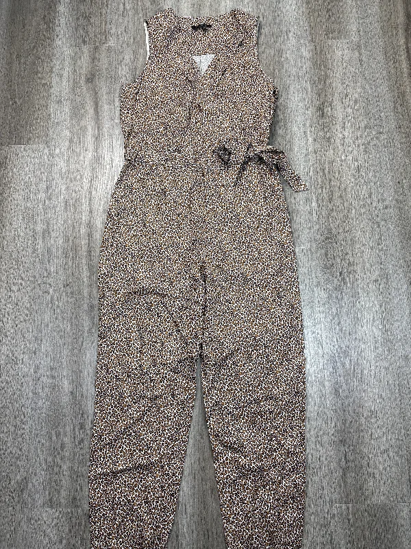 women's jumpsuits for machine-washable fabricsJumpsuit By Banana Republic In Leopard Print, Size: M