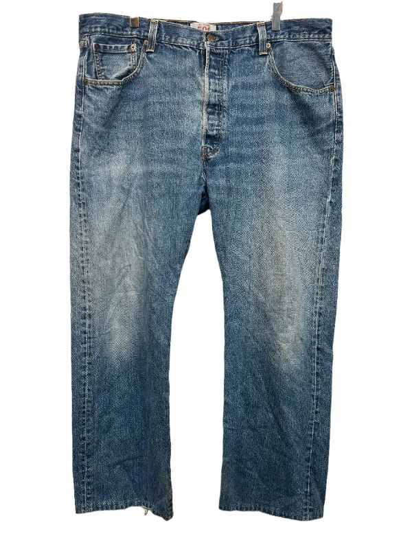 women's acid-washed denim jeansLevi 501 Blue Stone Wash Jeans (40x30)