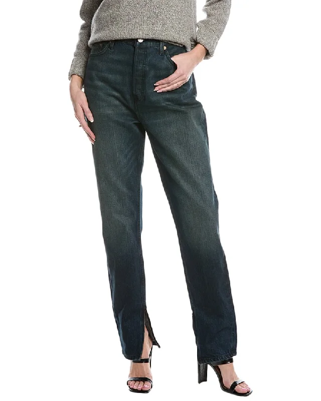 women's denim jeans for a night at the clubRE/DONE Midnight Super High Drainpipe Jean