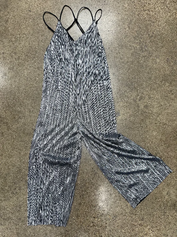 women's fitted jumpsuitsJumpsuit By Free People In Silver, Size:S